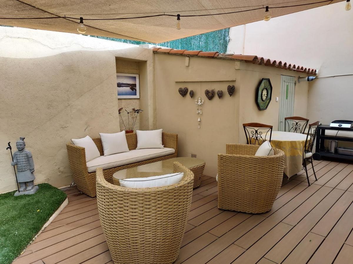 Rez-De-Chaussee Privatif Spacieux 3* D'Une Villa Centre Ville Hyeres Bagian luar foto